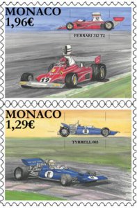 Scott #3173-4 Legendary Race Drivers MNH