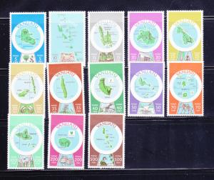 Vanuatu 280-292 Set MNH Maps