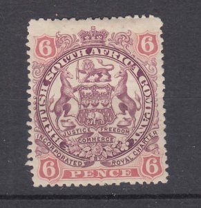 J40306 JL Stamps 1897 rhodesia mhr #55 arms