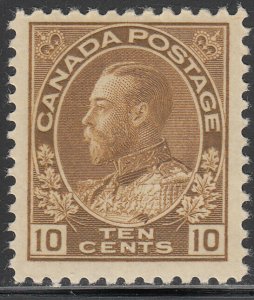 Canada UNITRADE MNH   # 118 King George V Admiral Issue Valued $ 180.00