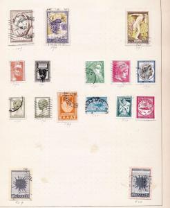 GREECE 1940s/50s Used Collection(Appx 100+Items) Ta 703