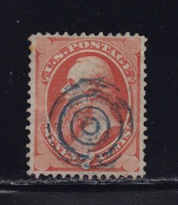 149 XF used neat blue fancy cancel with nice color cv $ 100 ! see pic !