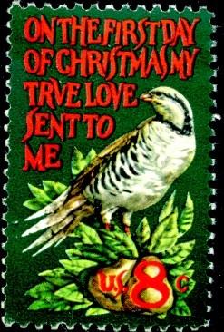 1445 Christmas F-VF MNH single