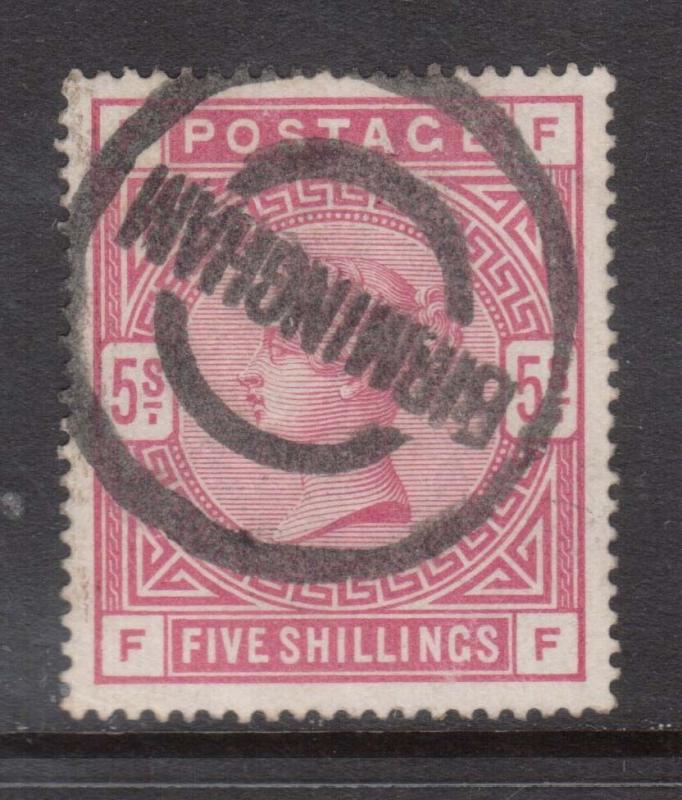 Great Britain #108 VF Used With Birmingham Cancel