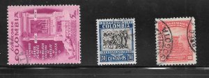 Colombia Mixture #Z32 Used 10 Cent  Collection / Lot
