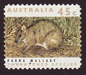 Australia 1992 Sc#1241, SG#1321 45c Parma Wallaby USED.