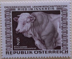 Austria 795 MNH  Animal, Cattle Topical  Cat 0.35
