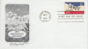 1974 Mt Rushmore Airmail (Scott C88) Artmaster