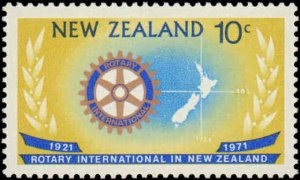 New Zealand 469-470, Complete Set(2), 1971, Rotary, Never Hinged