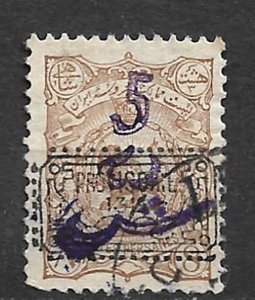 COLLECTION LOT #430 IRAN # 206 1902 CV= $100