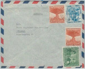 74417 - COLOMBIA - POSTAL HISTORY -  AIRMAIL  COVER to GERMANY - VOLCANO