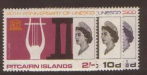 Pitcairn Island UNESCO SG61/63 hinged mint