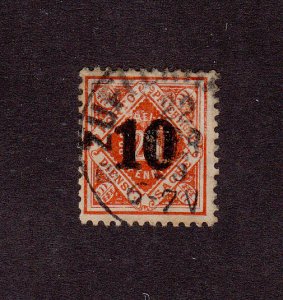 Wurttemberg Scott #O91 Used
