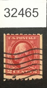 US STAMPS #411 USED  LOT #32465