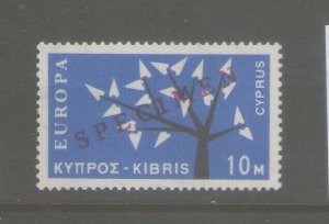 Cyprus 1963 Sc 219 SPECIMEN MNH