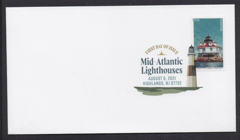 US 5625 Mid-Atlantic Lighthouses Thomas Point Shoal MD DCP FDC 2021