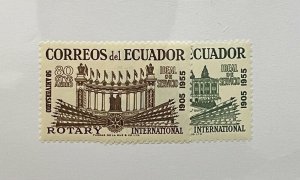 Stamps Ecuador Scott #C280-1 nh