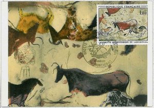 32252 - France - MAXIMUM CARD - POSTAL HISTORY: Archaeogy, Art, Fauna 1968-