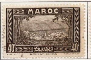 French Morocco 1933-40 Early Issue Fine Used 40c. 138189