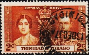 Trinidad and Tobago. 1937 2c S.G.244 Fine Used