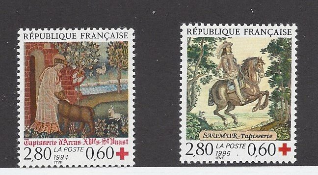 France, B662-B663, Various Designs Singles, **MNH**