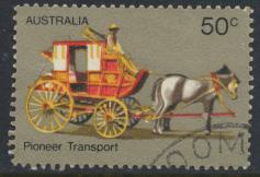 Australia  Sc# 536  Pioneer Life Transport  Stage Coach   Used 