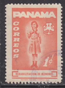 Panama RA59 Girl Scout Saluting 1964