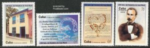 Cuba 2003, Jose Marti 4v, MNH