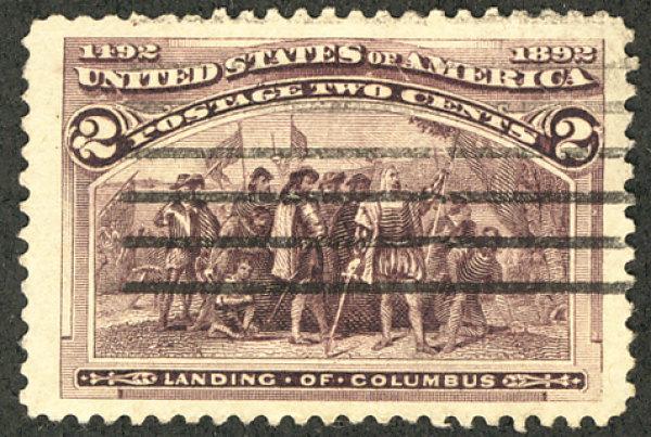 US #231 ESCV $375.00 XF-SUPERB JUMBO, HUGE MARGINS, a super stamp, seldom see...