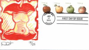 #4727-30 Apples Curtis FDC