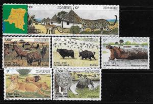 Zaire 1982 Wild animals MNH