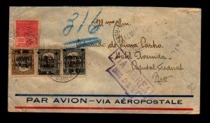 Brazil 1929 Airmail Cover to Rio - L23515