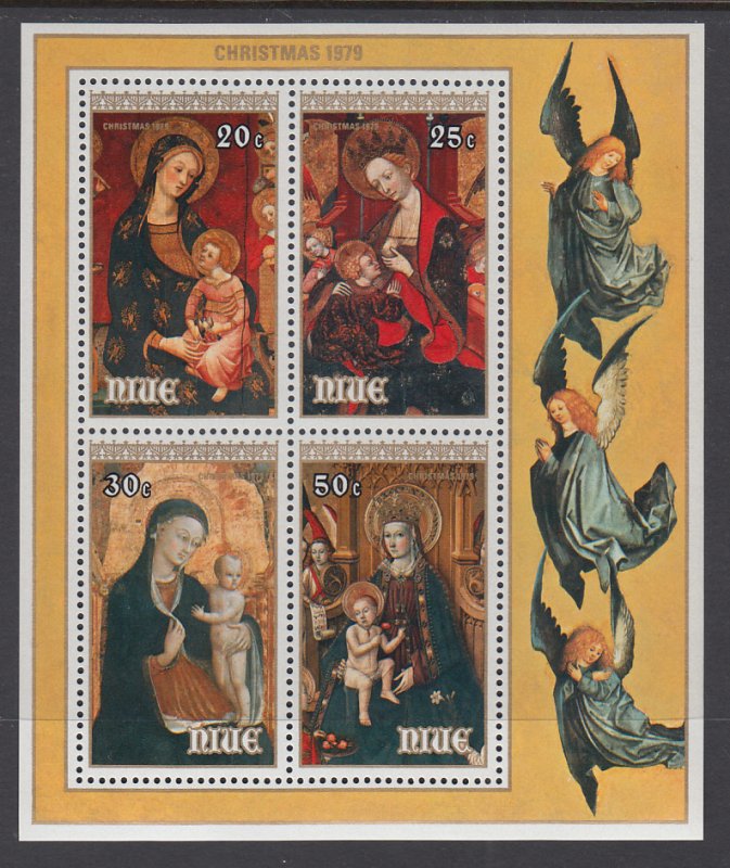 Niue 261a Christmas Souvenir Sheet MNH VF