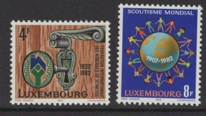 LUXEMBOURG SG1094/5 1982 ANNIVERSARIES MNH