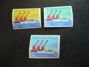 Stamps - Yemen - Scott# 110-112 - Mint Never Hinged Set of 3 Stamps