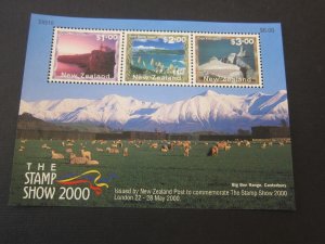 New Zealand 2000 Sc 1639a Stamp Show London MS MNH