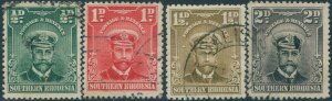 Southern Rhodesia 1924 SG1-4 KGV (4) FU