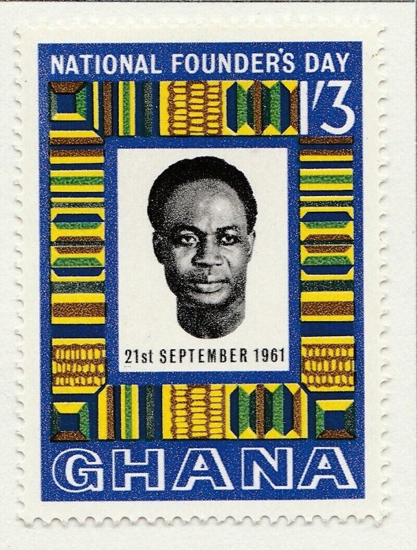 1961 GHANA 1s3d MH* Stamp A4P42F40205-
