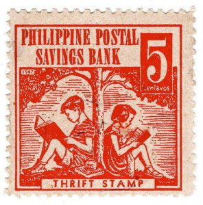 (I.B) Philippines Revenue : Postal Savings 5c 