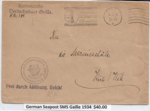 German Seapost: SMS Grille, 1934 (M6540)