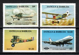 Antigua and Barbuda 1985 Aviation set  MNH