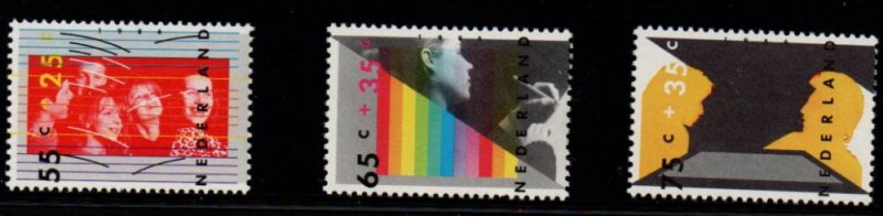 Netherlands Sc B623-25  1986 Youth & Culture stamp set mint NH