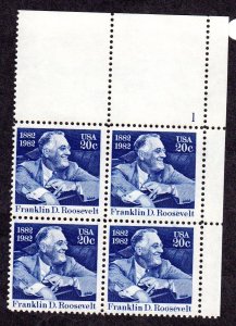 USA. Scott # 1950, MNH, Plate Block, Cat = $ 1.75, Lot 230750 -01