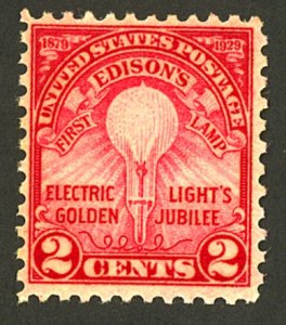 U.S. #655 MINT OG LH