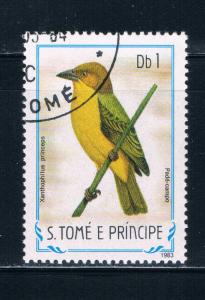 Saint Thomas and Prince Is 728 Used Bird ul (GI0368)+