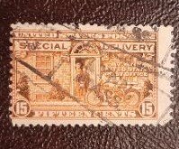 US Scott # E13, Special Delivery; used, VG centering