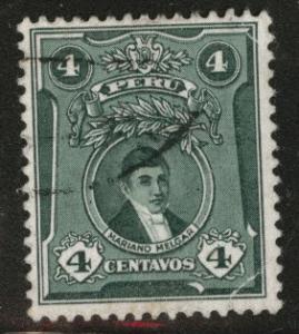 Peru  Scott 277 Used from 1931 18x22mm