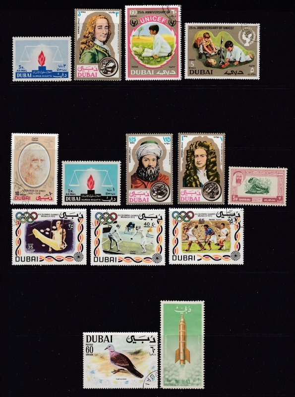 Dubai 48 Different - Catalog up to $4.00 Each 