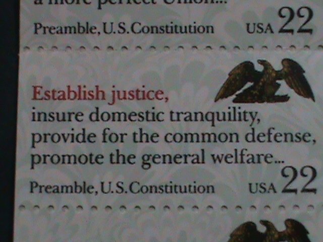 ​UNITED STATES-1987-SC #2359a DRAFTING OF CONSTITUTION-BICENTENNIAL BOOKLET-VF