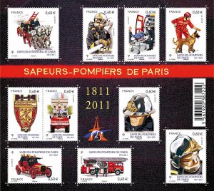 Scott #4074 Firemen S/S MNH